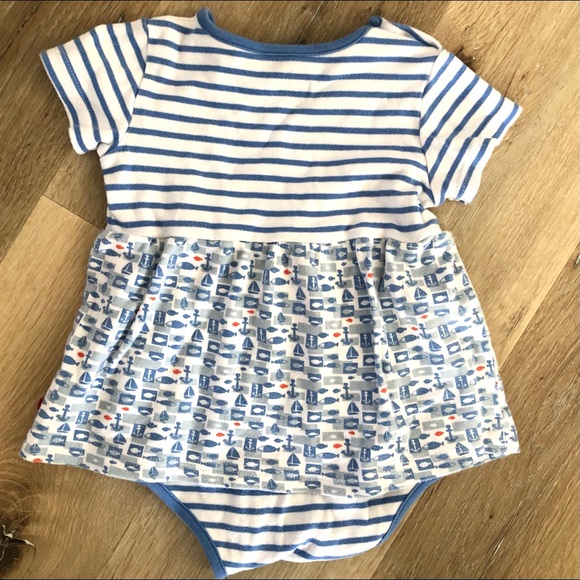 Summer Sailor Onsie Dress - Picture 2 of 4